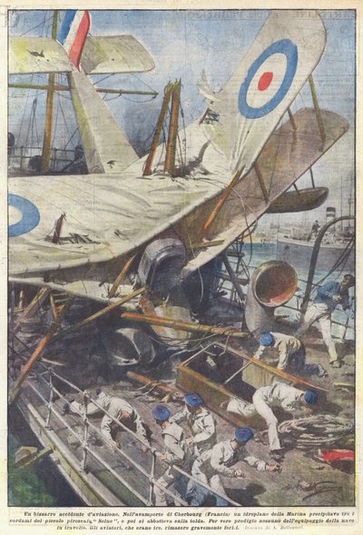 Un extraño accidente de aviación de Achille Beltrame