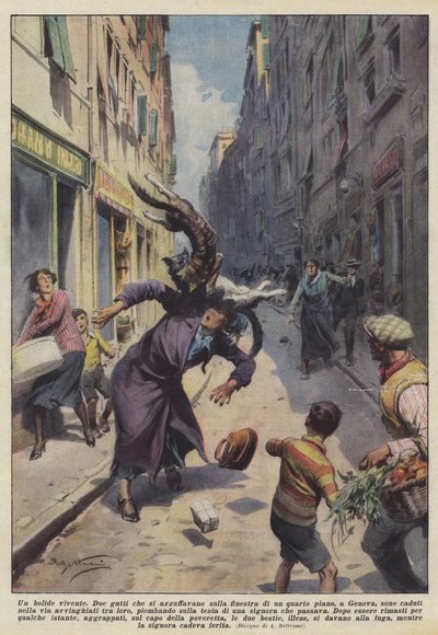 Un bólido viviente de Achille Beltrame