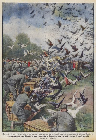 Un cielo de alas de Achille Beltrame