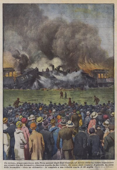 Un curioso entretenimiento americano de Achille Beltrame