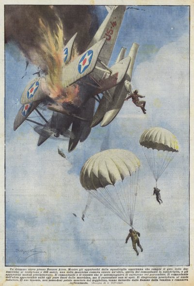 Un drama aéreo en Buenos Aires de Achille Beltrame
