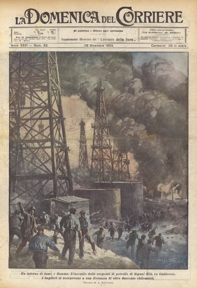 Un infierno de humo y llamas de Achille Beltrame
