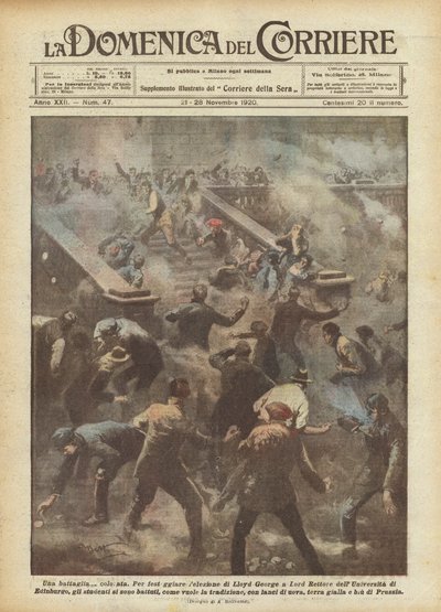 Una batalla de Achille Beltrame