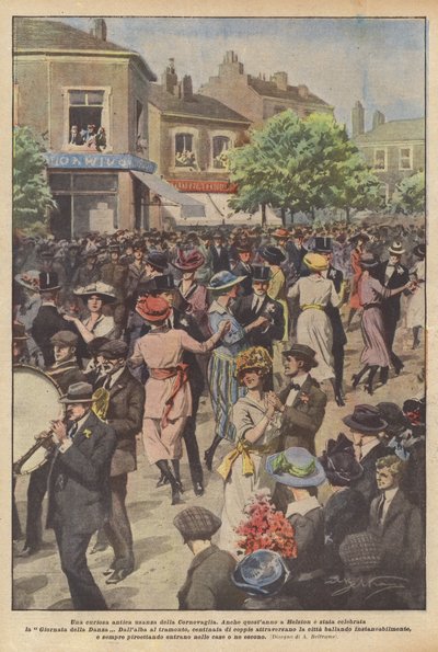 Una curiosa antigua costumbre de Cornualles de Achille Beltrame