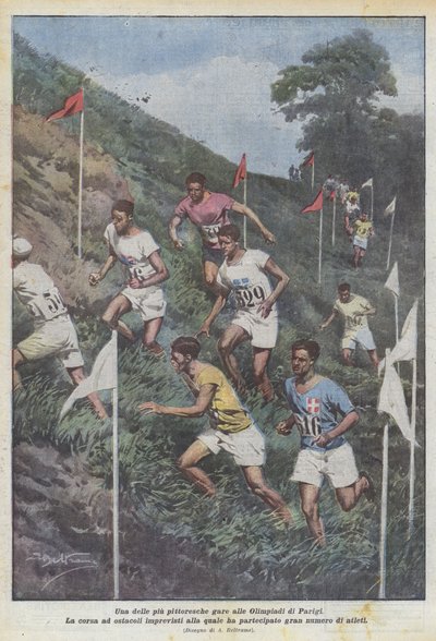 Una de las carreras más pintorescas en las Olimpiadas de París de Achille Beltrame