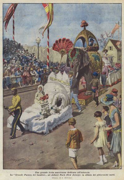 Una gran fiesta americana dedicada a la infancia de Achille Beltrame