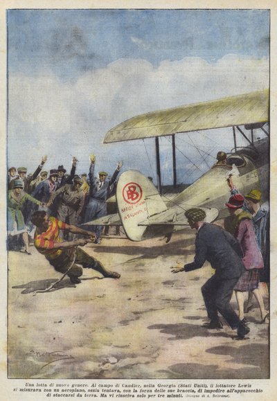 Una lucha de nuevo género de Achille Beltrame
