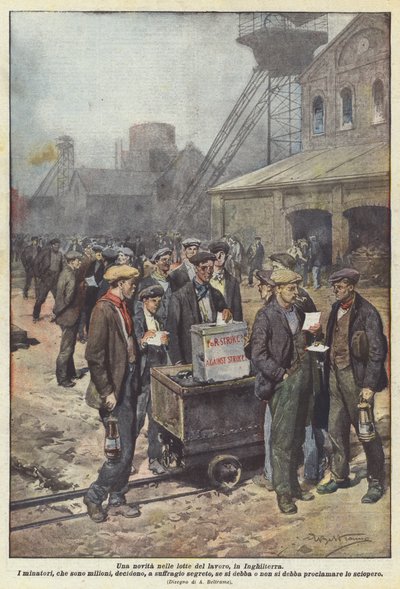 Una novedad en las luchas laborales, en Inglaterra de Achille Beltrame
