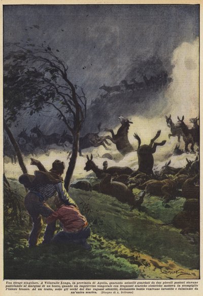 Una matanza singular de Achille Beltrame