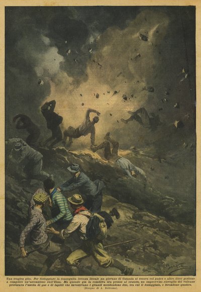 Una excursión trágica de Achille Beltrame