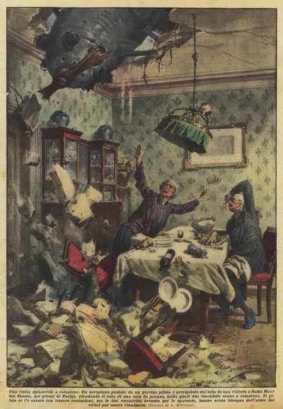 Una visita desagradable a la hora del desayuno de Achille Beltrame