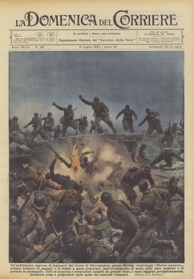Una empresa muy audaz de legionarios de Achille Beltrame