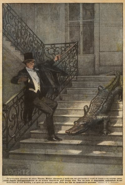 Una aventura africana en plena Viena de Achille Beltrame