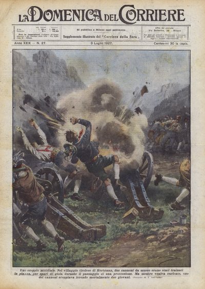Una explosión mortal de Achille Beltrame