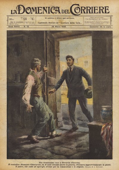Un caso muy extraño en Teverola (Caserta) de Achille Beltrame