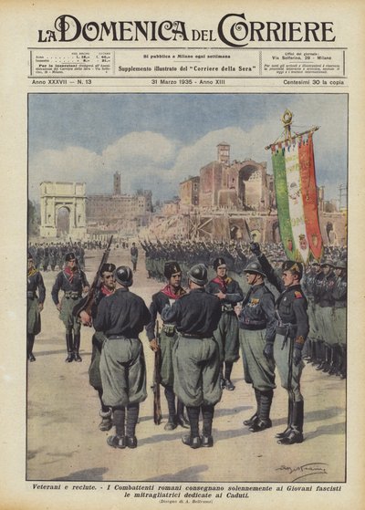 Veteranos y reclutas de Achille Beltrame