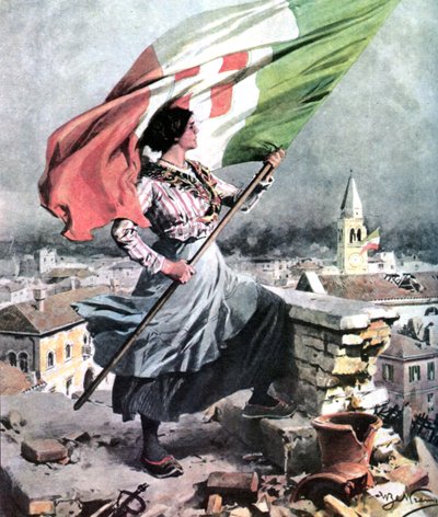 Primera Guerra Mundial 1915-1918 Italia - Vittorio Veneto de Achille Beltrame
