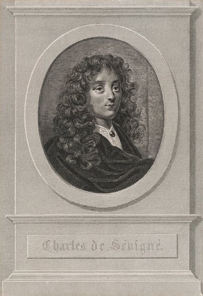 Retrato de Charles de Sévigné de Achille Devéria