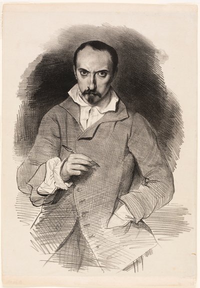 Autorretrato de Achille Devéria