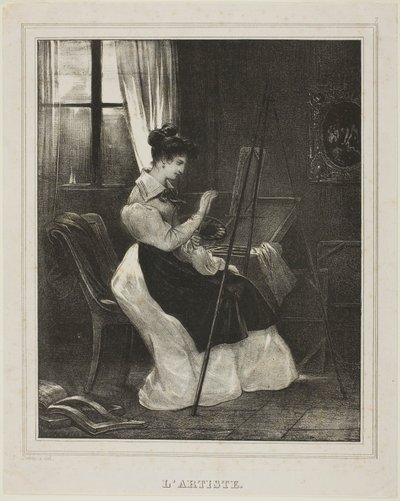 El artista de Achille Devéria