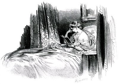 Madame Bovary para la novela de Gustave Flaubert de Achille Devéria