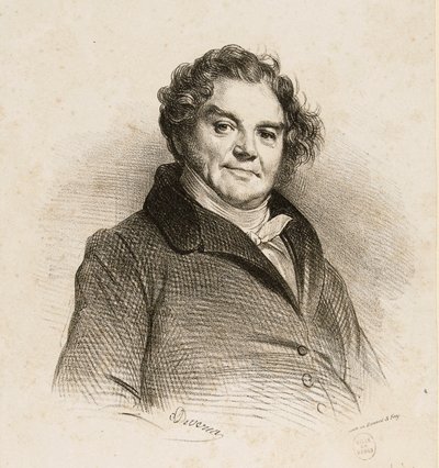 Retrato de Eugène Vidocq (1775-1857), aventurero y jefe de la policía de seguridad. de Achille Devéria