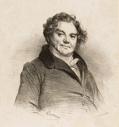 Retrato de Eugène François Vidocq 1775-1857, c. 1828 de Achille Devéria