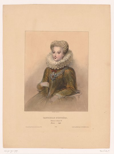 Portret van Gabrielle d