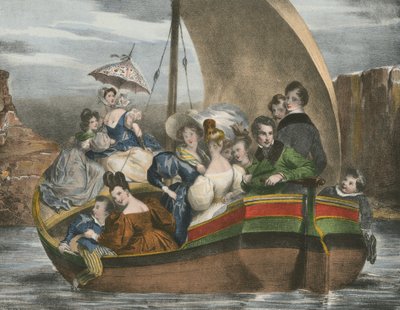 Paseo en el Agua de Achille Devéria