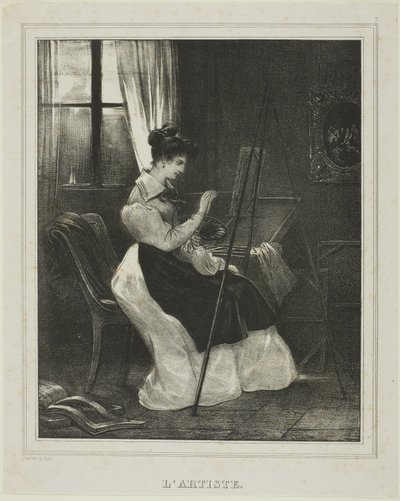 El artista de Achille Devéria