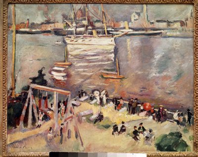 Entrada de una corbeta en el puerto de Amberes Pintura de Othon Friesz (1879-1949) 1906 Colección particular de Achille Emile Othon Friesz