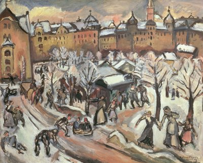 Nieve en Múnich de Achille Emile Othon Friesz