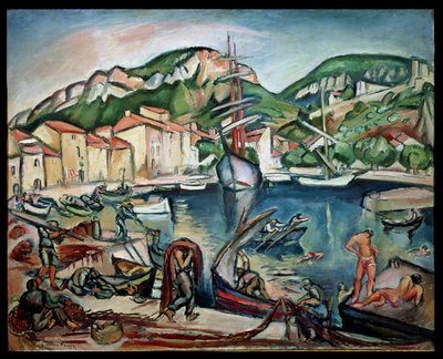 El puerto de Ciotat (óleo sobre lienzo) de Achille Emile Othon Friesz