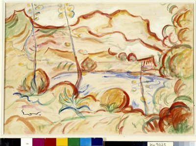 Vista de Cassis, Cap Canaille de Achille Emile Othon Friesz