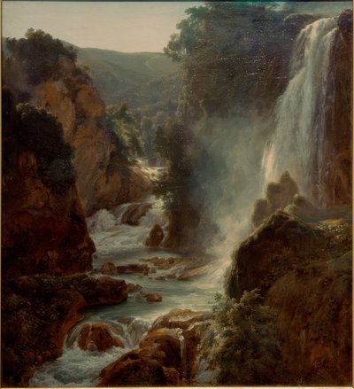 La cascada de Tívoli de Achille Etna Michallon