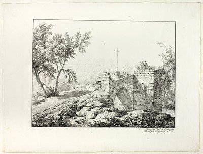 Paisaje con Puente de Achille Etna Michallon