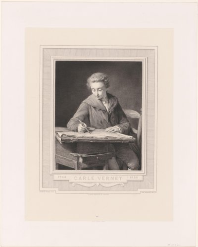 Retrato de Carle Vernet
Carle Vernet (título en el objeto) de Achille Jacquet