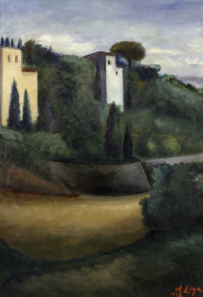 Villas en Fiesole de Achille Lega