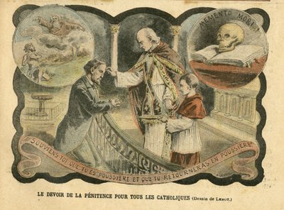 Ilustración de Achille Lemot (1846-1909) en Le Pelerin de Achille Lemot