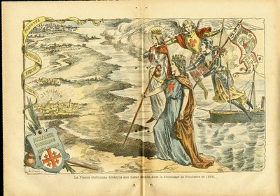 Ilustración de Achille Lemot (1846-1909) en Le Pelerin de Achille Lemot