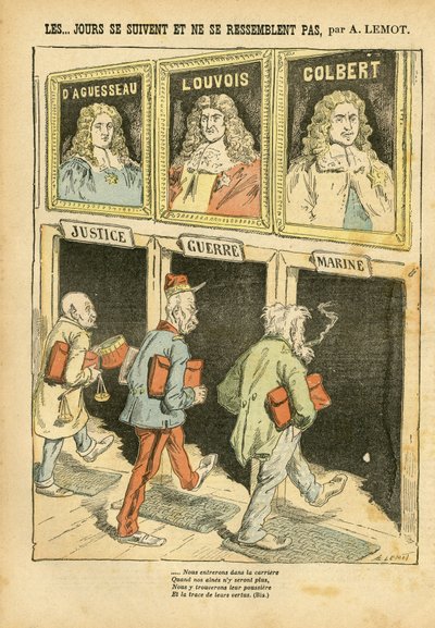 Ilustración de Achille Lemot en Le Pelerin de Achille Lemot