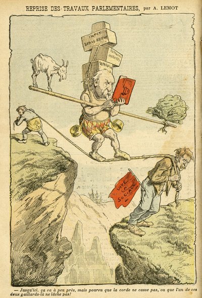 Ilustración de Achille Lemot (1846-1909) en Le Pelerin de Achille Lemot