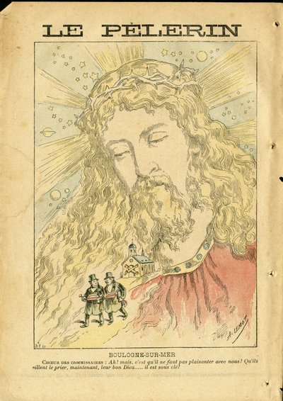 Ilustración de Achille Lemot (1846-1909) en Le Pelerin de Achille Lemot