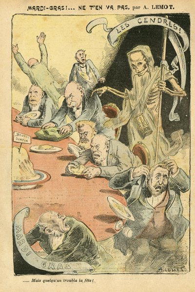 Ilustración de Achille Lemot en Le Pelerin de Achille Lemot