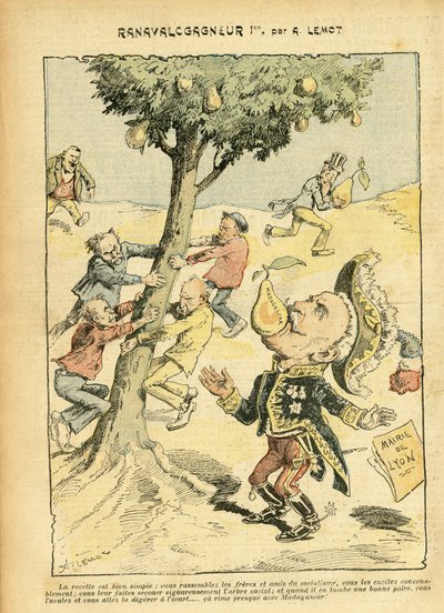 Ilustración de Achille Lemot (1846-1909) en Le Pelerin de Achille Lemot