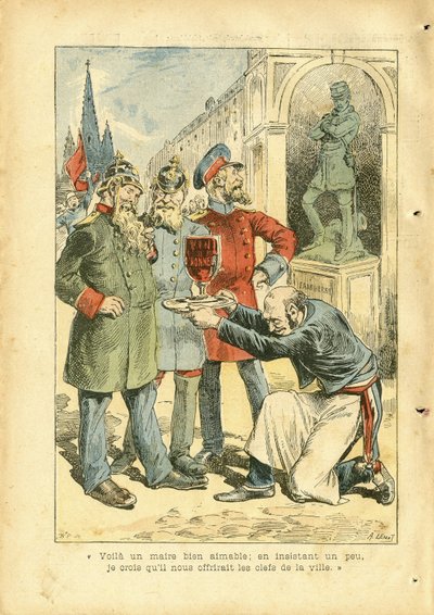 Ilustración de Achille Lemot (1846-1909) en Le Pelerin de Achille Lemot
