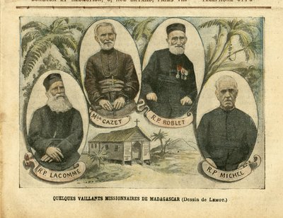 Ilustración de Achille Lemot (1846-1909) en Le Pelerin de Achille Lemot