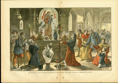 Ilustración de Achille Lemot (1846-1909) en Le Pelerin de Achille Lemot