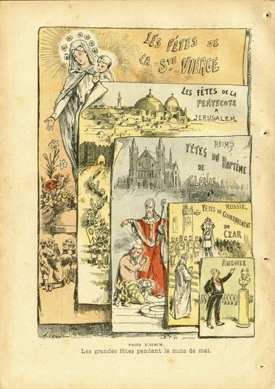 Ilustración de Achille Lemot (1846-1909) en Le Pelerin de Achille Lemot