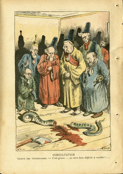 Ilustración de Achille Lemot en Le Pelerin de Achille Lemot